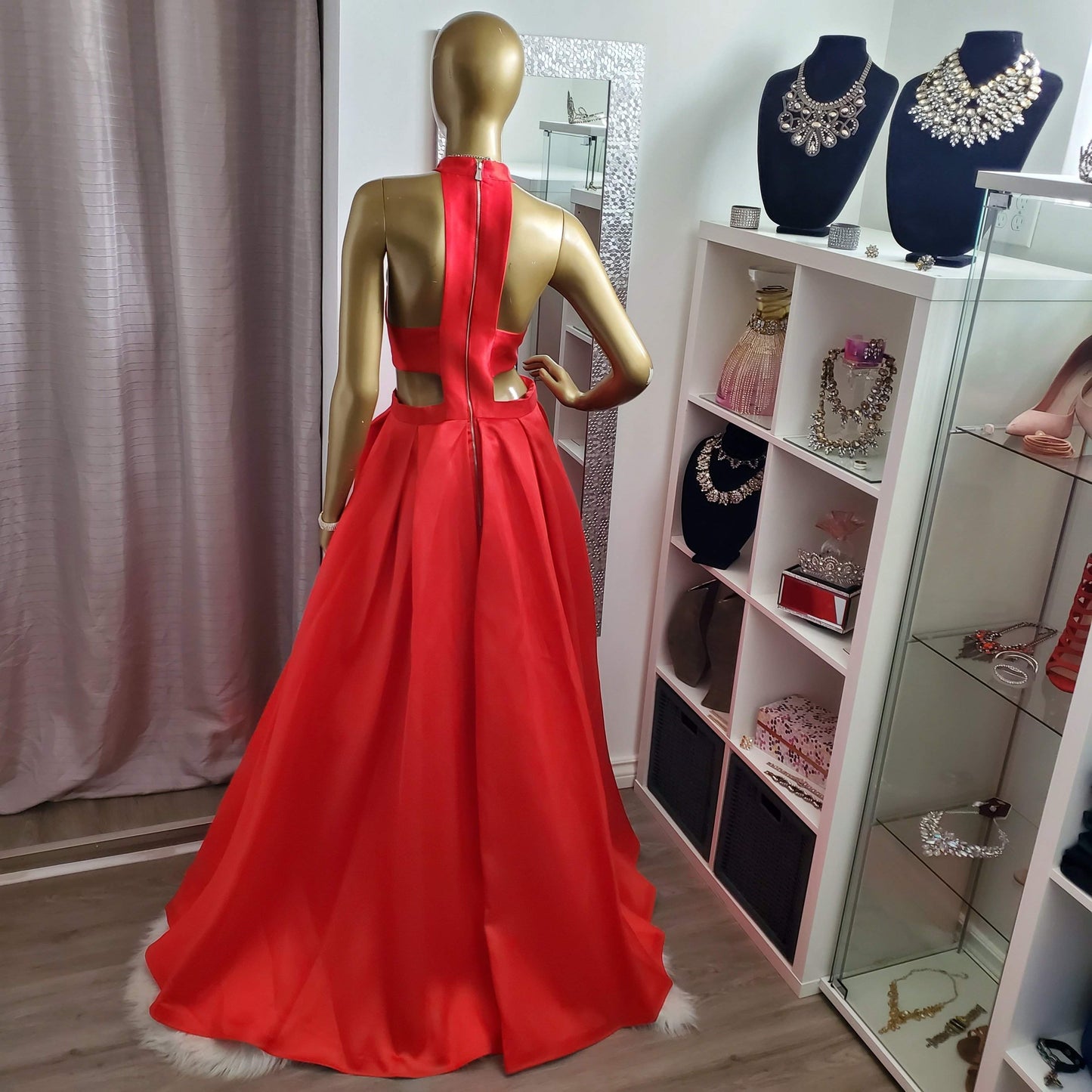 La Madrid Jovani Dress-Trendi737 Jewelry Boutique-Dress,dress with pockets,gala dress,Jovani Dress,pageant dress,red  Jovani dress,red dress,rojo,special occasion dress,vestido rojo