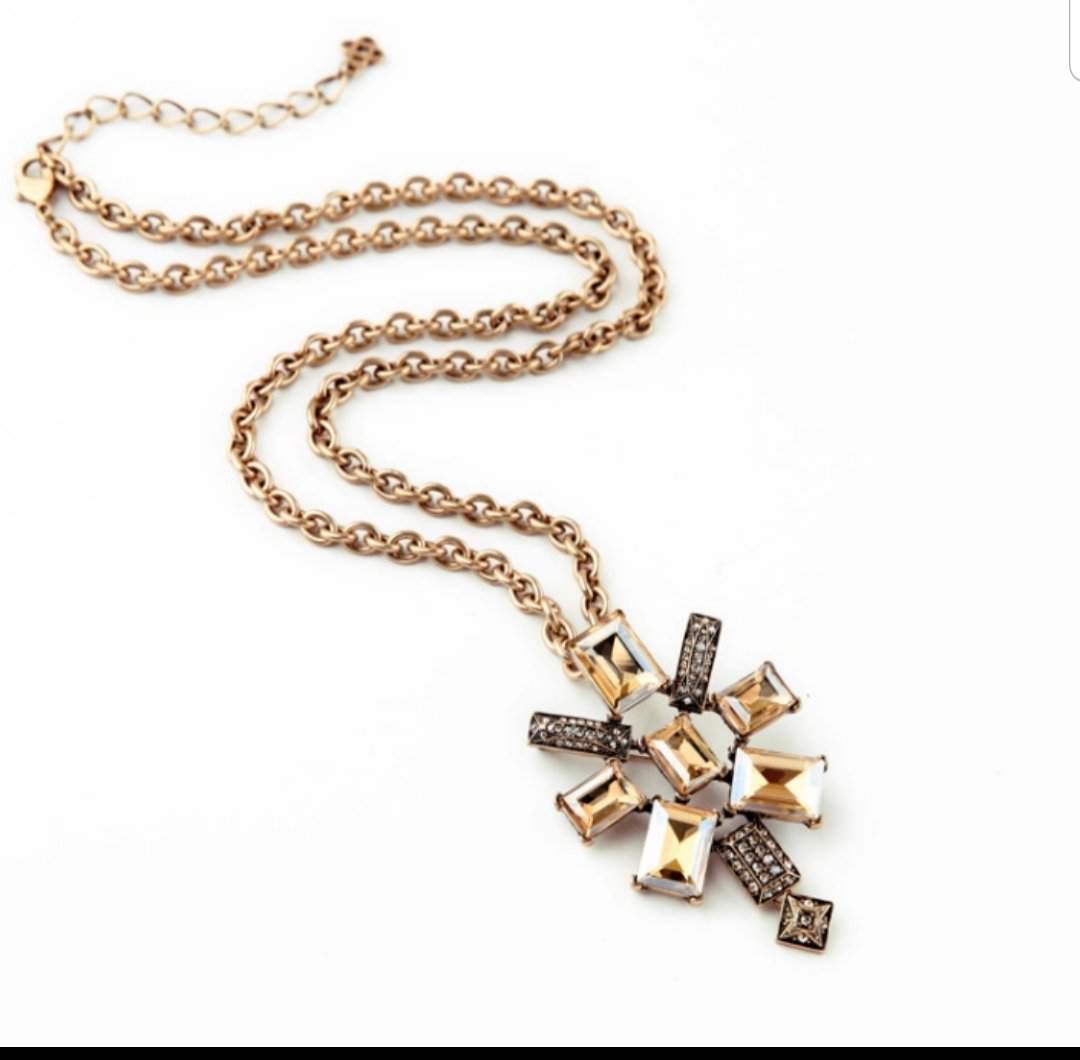 Brooch Necklace-Trendi737 Jewelry Boutique-Brooch necklace,Gold necklace,long necklace,SALE