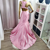Pink Mermaid Jovani Dress-Trendi737 Jewelry Boutique-bridesmaid dress,pink,pink dress,pink jovani dress,pink jovani mermaid dress,pink jovani pageant dress,pink jovani prom dress,pink mermaid dress,pink pageant dress,pink prom dress