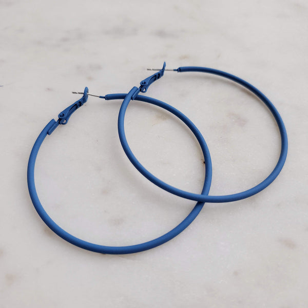 The Bluetiful Collection-Trendi737 Jewelry Boutique-aretes,blue,earrings,hoops