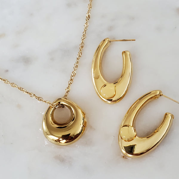 Ava Necklace Set - Be Golden Collection