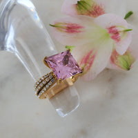 Pretty In Pink Ring - Be Golden Collection