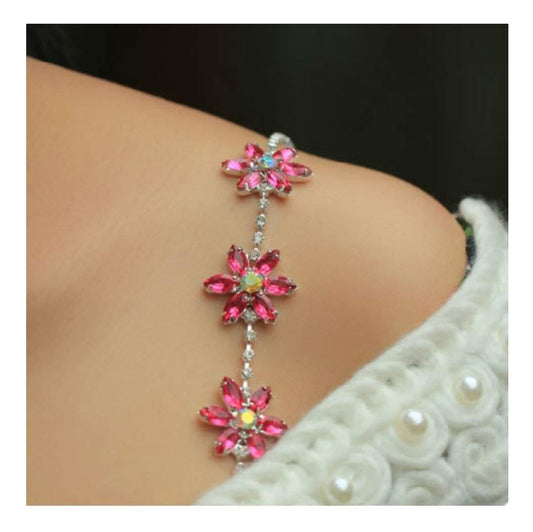 Classy in Pink Bra Strap-Trendi737 Jewelry Boutique-bling bra straps,Bra straps,SALE